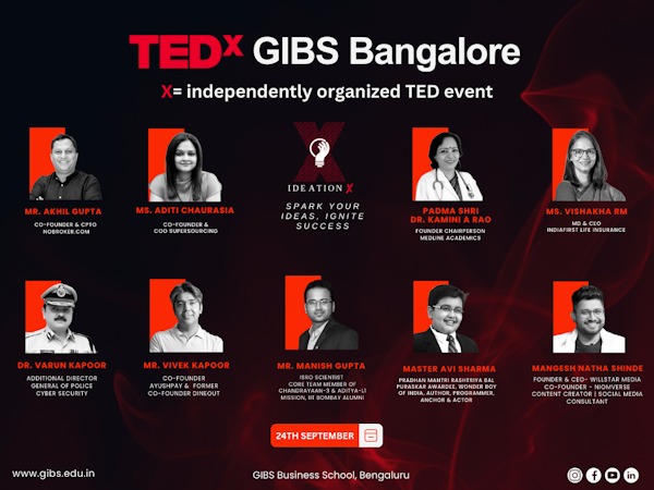 GIBS Business School hosted TEDxGIBS Bangalore published on Ani News