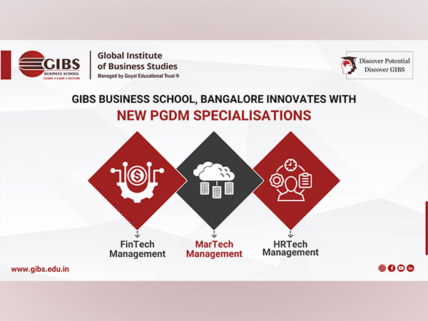 GIBS Business School, Bangalore Innovates with New PGDM Specializations in FinTech, MarTech, and HRTech